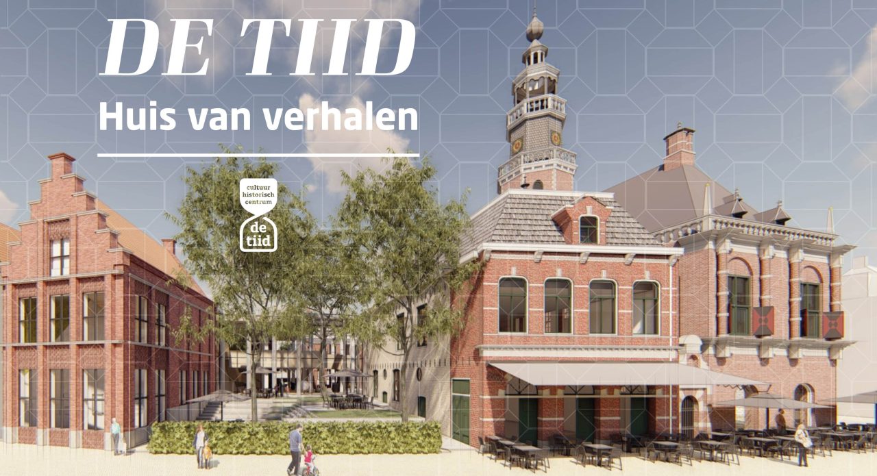 artist impression van hoe het cultuurhistorisch centrum De Tiid er uit gaat zien